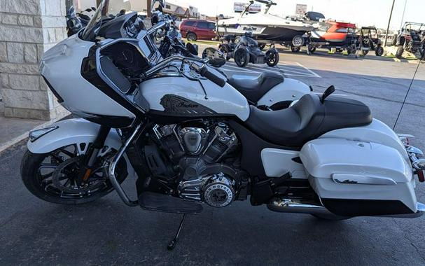 New 2024 INDIAN MOTORCYCLE CHALLENGER LIMITED GHOST WHITE METALLIC