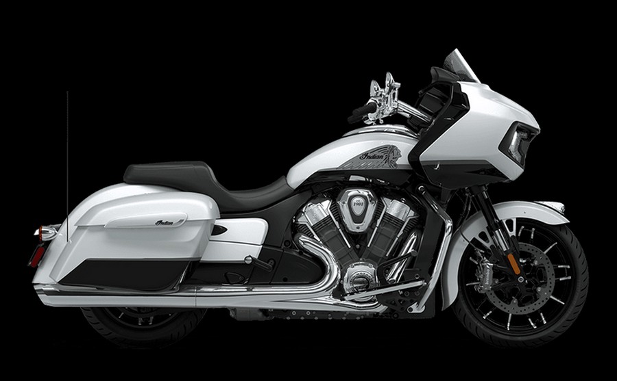 New 2024 INDIAN MOTORCYCLE CHALLENGER LIMITED GHOST WHITE METALLIC