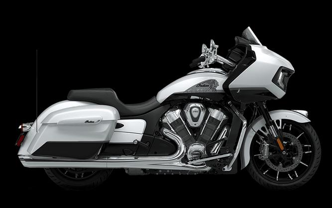 New 2024 INDIAN MOTORCYCLE CHALLENGER LIMITED GHOST WHITE METALLIC