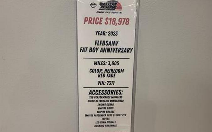 2023 Harley-Davidson Fat Boy® Anniversary
