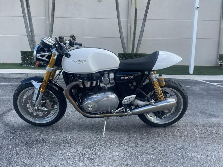 2018 Triumph Thruxton 1200 R Crystal White