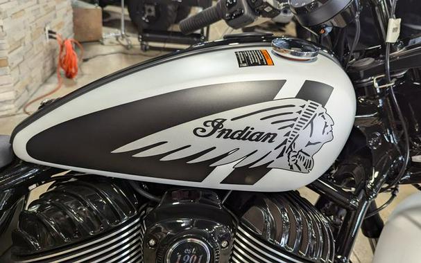 New 2024 INDIAN MOTORCYCLE SUPER CHIEF SPORT CHIEF GHOST WHITE METALLIC SMOKE