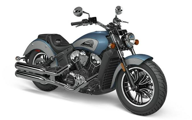 2021 Indian Motorcycle® Scout® ABS Icon Blue Slate Metallic/Cobra Silver
