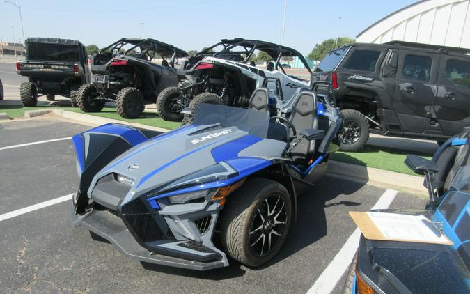 2021 POLARIS SLINGSHOT R AUTODRIVE 49ST STEALTH BLUE