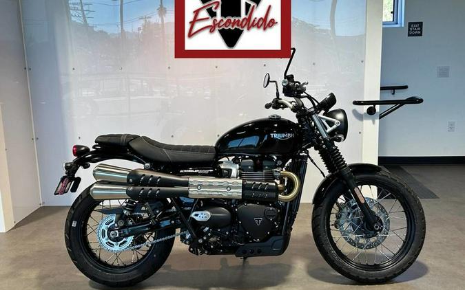 2024 Triumph Scrambler 900 Jet Black