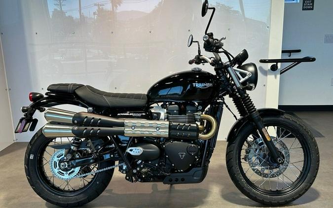 2024 Triumph Scrambler 900 Jet Black