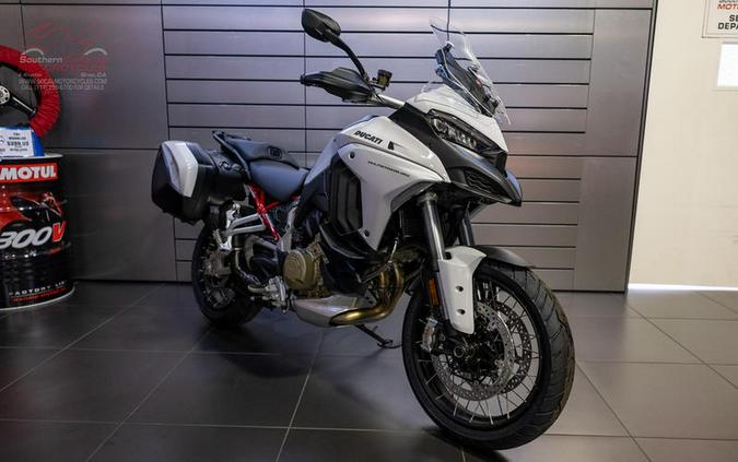 2023 Ducati Multistrada V4S Iceberg White - Spoked Wheels