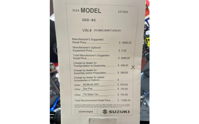 2024 Suzuki GSX-8S