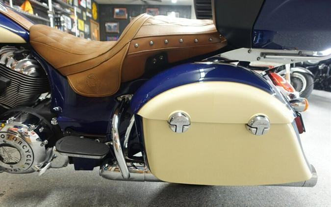 2016 Indian Roadmaster Springfield Blue and Ivory Cream