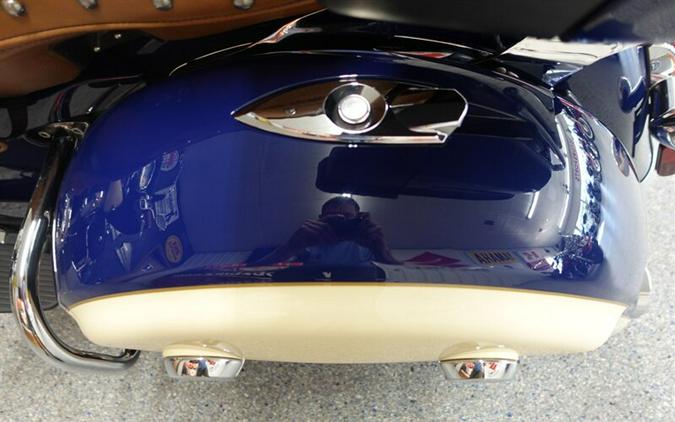 2016 Indian Roadmaster Springfield Blue and Ivory Cream