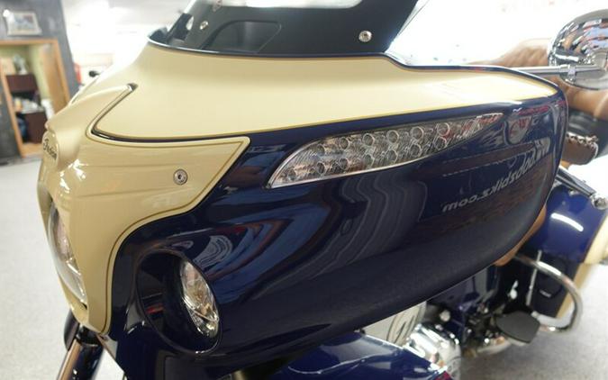 2016 Indian Roadmaster Springfield Blue and Ivory Cream