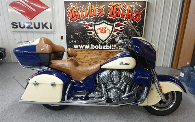 2016 Indian Roadmaster Springfield Blue and Ivory Cream