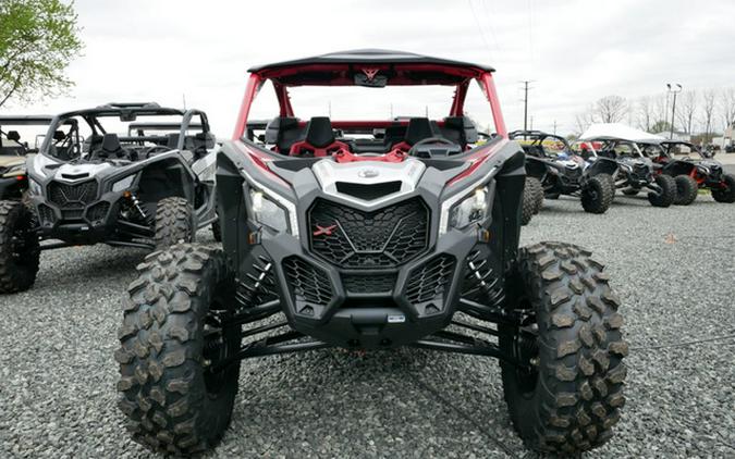 2024 Can-Am Maverick X3 X Ds Turbo RR Fiery Red & Hyper Silver