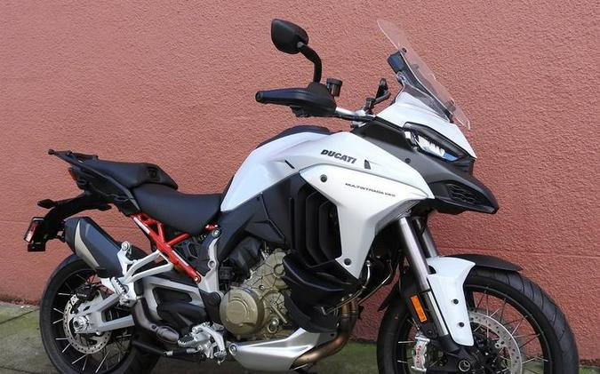 2023 Ducati Multistrada V4S Iceberg White - Spoked Wheels