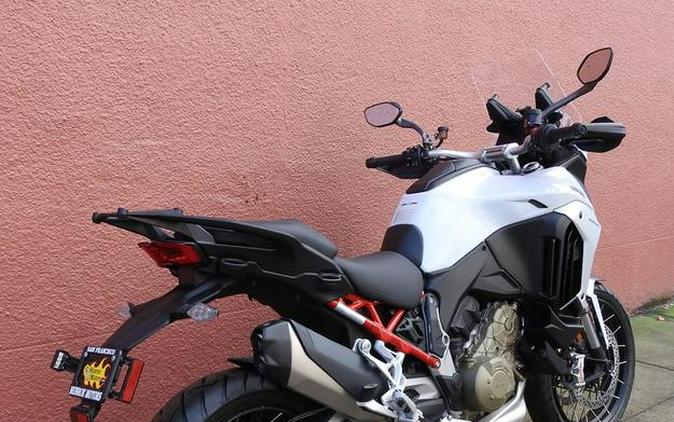 2023 Ducati Multistrada V4S Iceberg White - Spoked Wheels