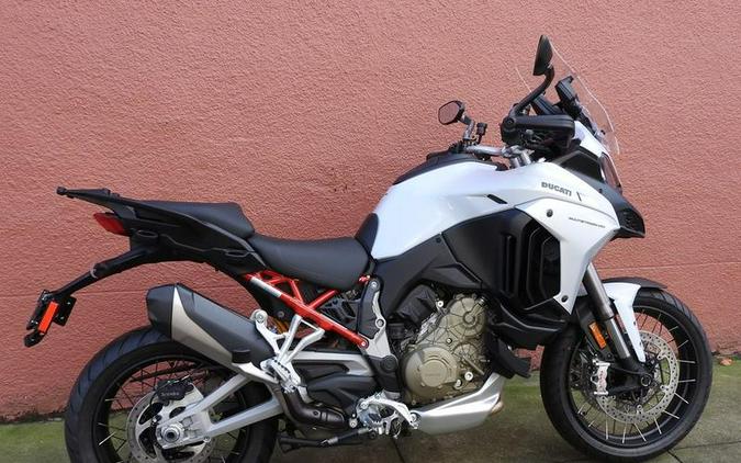 2023 Ducati Multistrada V4S Iceberg White - Spoked Wheels