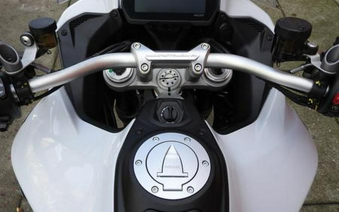 2023 Ducati Multistrada V4S Iceberg White - Spoked Wheels