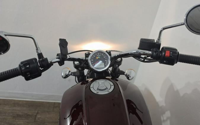 2022 Indian Scout ABS Maroon Metallic