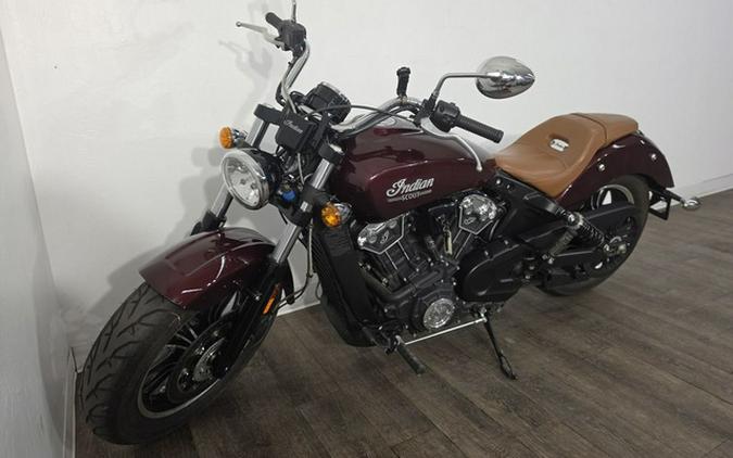 2022 Indian Scout ABS Maroon Metallic