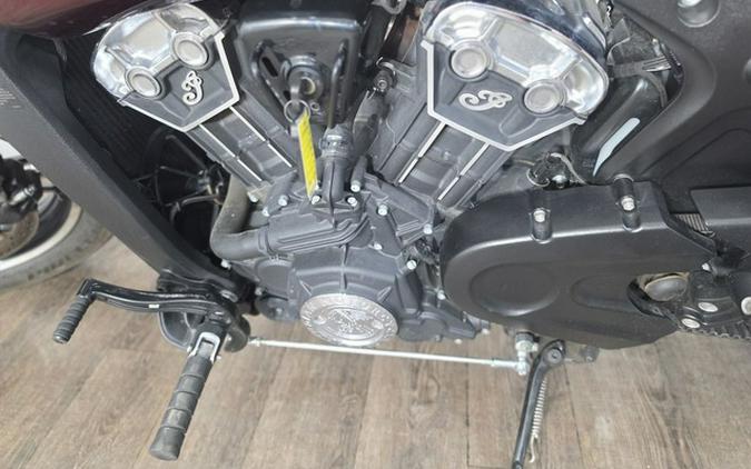 2022 Indian Scout ABS Maroon Metallic