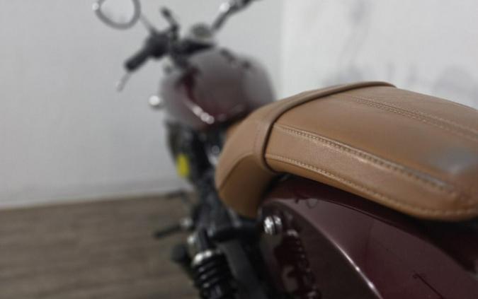 2022 Indian Scout ABS Maroon Metallic