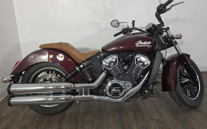2022 Indian Scout ABS Maroon Metallic