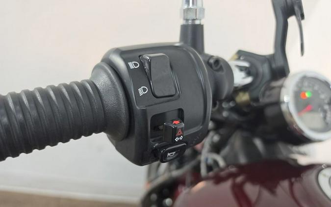 2022 Indian Scout ABS Maroon Metallic
