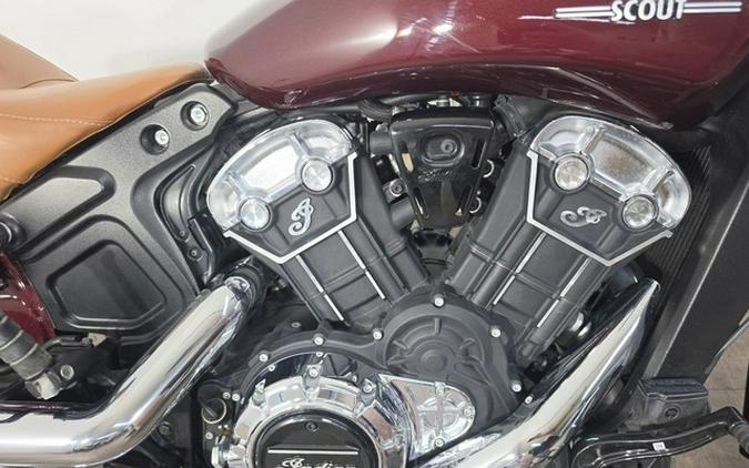 2022 Indian Scout ABS Maroon Metallic