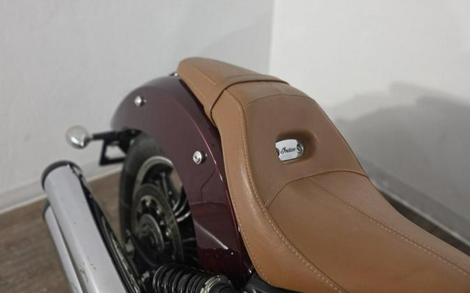 2022 Indian Scout ABS Maroon Metallic