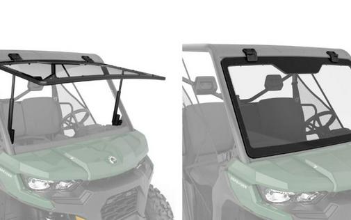 2023 Can-Am® PowerFlip Windshield Can-Am Defender