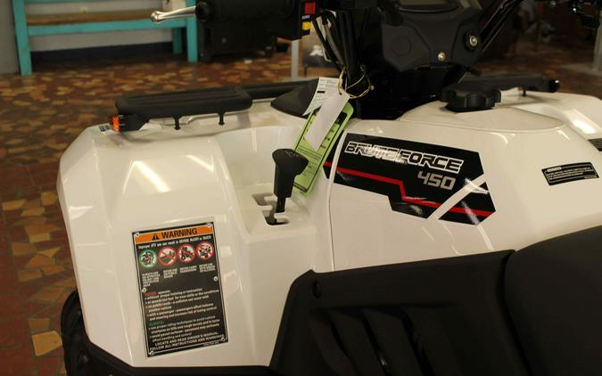 2025 Kawasaki BRUTE FORCE 450 4x4 White - SB104995