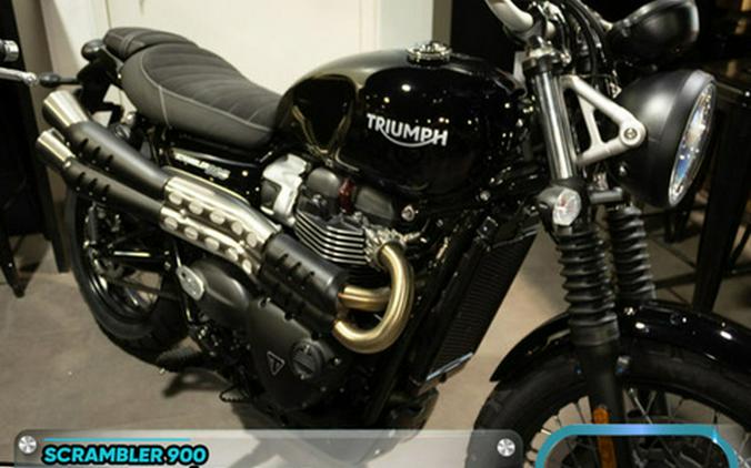 2023 Triumph Scrambler 900 Jet Black