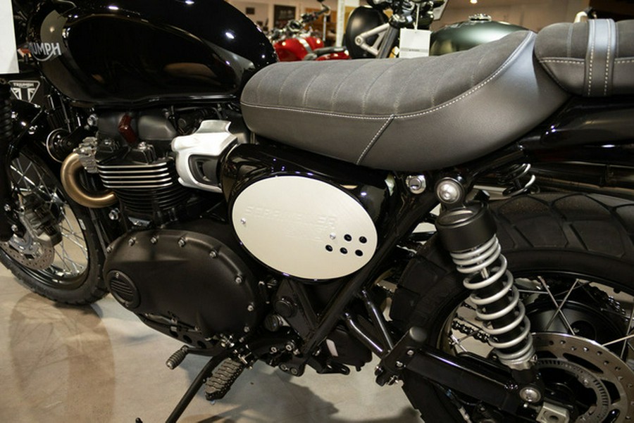 2023 Triumph Scrambler 900 Jet Black