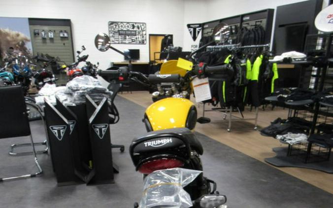 2026 Triumph Scrambler 400 XC Racing Yellow