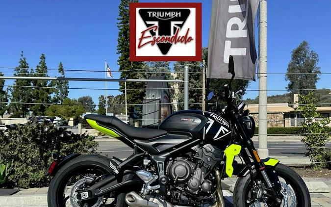 2024 Triumph Trident 660 Jet Black/Triumph Racing Yellow