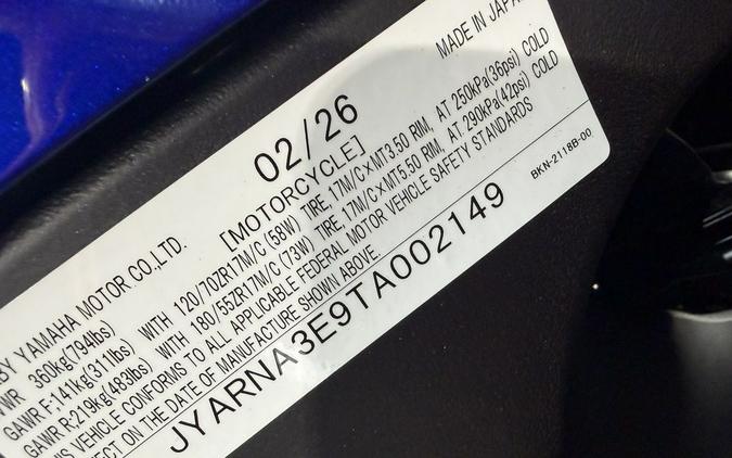 2026 Yamaha YZF-R9