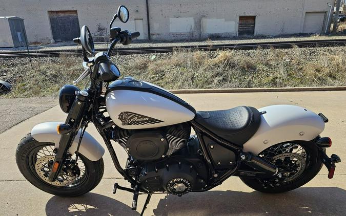 2024 Indian Motorcycle® Chief Bobber ABS Ghost White Metallic Smoke