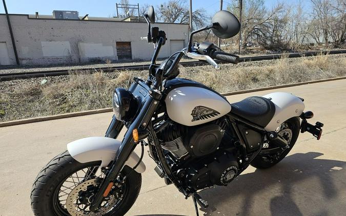 2024 Indian Motorcycle® Chief Bobber ABS Ghost White Metallic Smoke