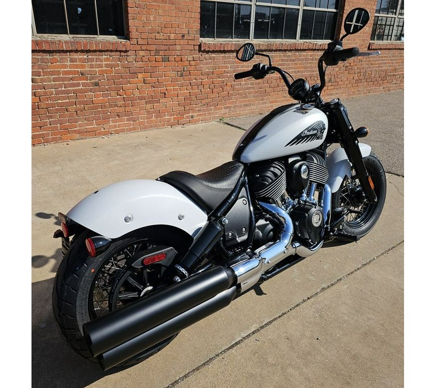 2024 Indian Motorcycle® Chief Bobber ABS Ghost White Metallic Smoke