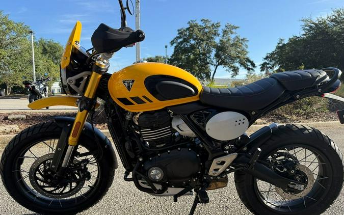 2026 Triumph Scrambler 400 XC Racing Yellow