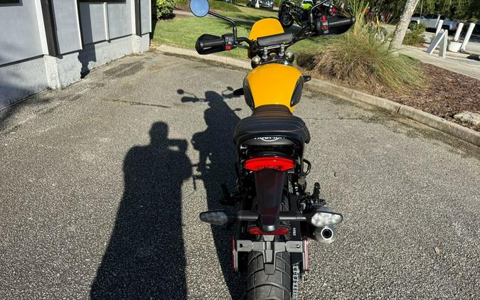 2026 Triumph Scrambler 400 XC Racing Yellow