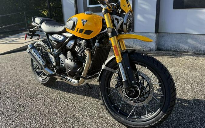 2026 Triumph Scrambler 400 XC Racing Yellow