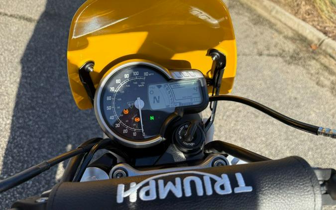 2026 Triumph Scrambler 400 XC Racing Yellow