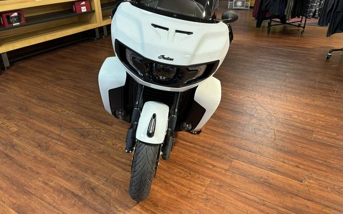 2025 Indian Motorcycle® Pursuit® Dark Horse® Ghost White Metallic with Black Vivid