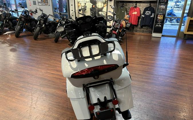 2025 Indian Motorcycle® Pursuit® Dark Horse® Ghost White Metallic with Black Vivid