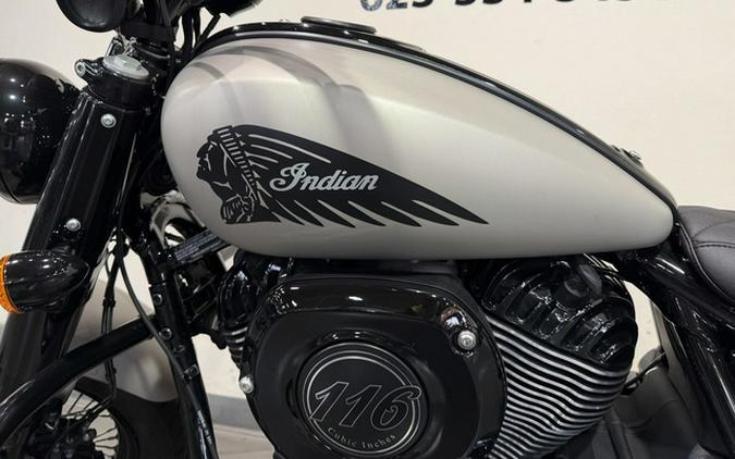 2023 Indian Chief Bobber Dark Horse Silver Quartz Smoke