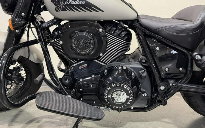 2023 Indian Chief Bobber Dark Horse Silver Quartz Smoke