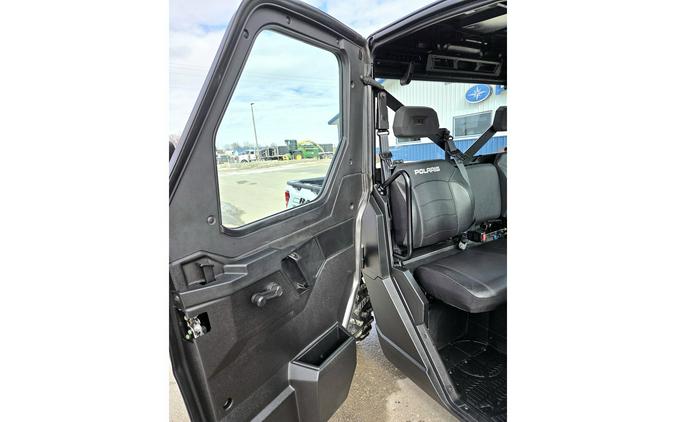 2022 Polaris RANGER XP 1000 Premium Ghost White Metallic+Full Cab+Heat!!