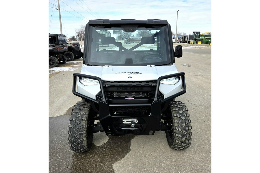 2022 Polaris RANGER XP 1000 Premium Ghost White Metallic+Full Cab+Heat!!