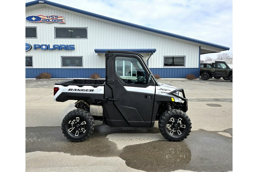 2022 Polaris RANGER XP 1000 Premium Ghost White Metallic+Full Cab+Heat!!